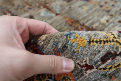 153 x 202 cm | Tree of Life Afghan Tribal Hand Knotted Veg Dye Wool Carpet