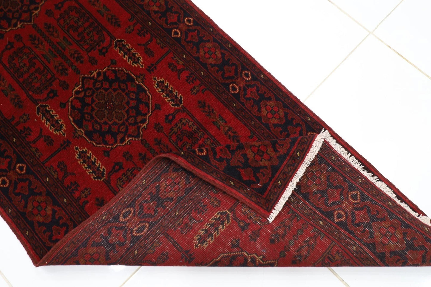 82 x 491 cm | Khal Mohammadi Afghan Tribal Hand Knotted Wool Runner