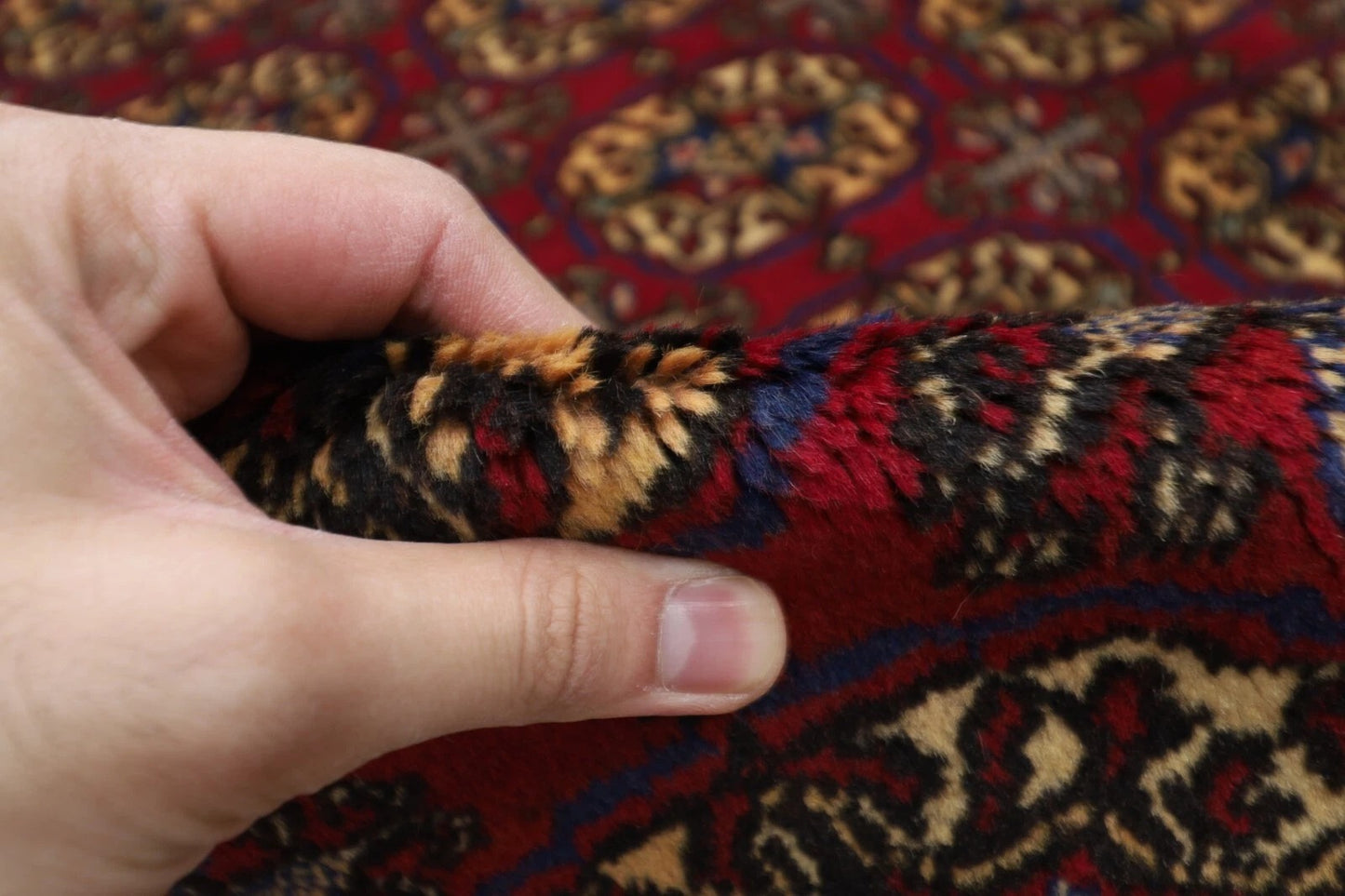 201 x 285 cm | Bokhara Tribal Hand Knotted Carpet