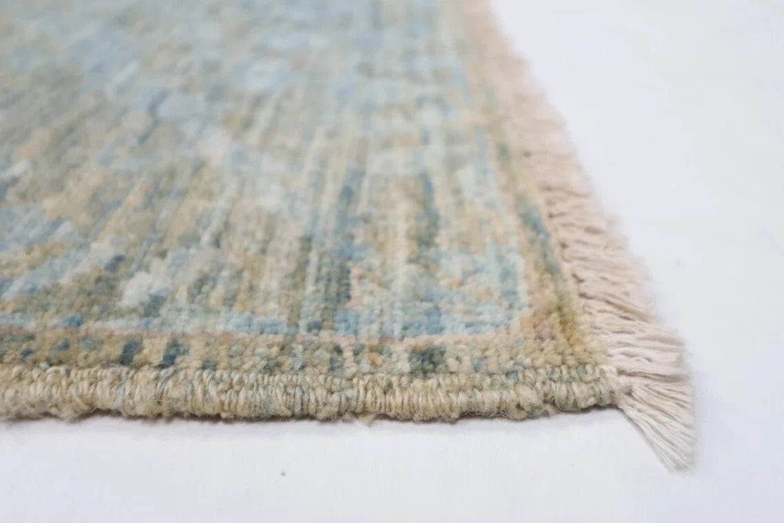 190 x 271 cm | Gabbeh Blue Afghan Tribal Hand Knotted Veg Dye Wool Carpet