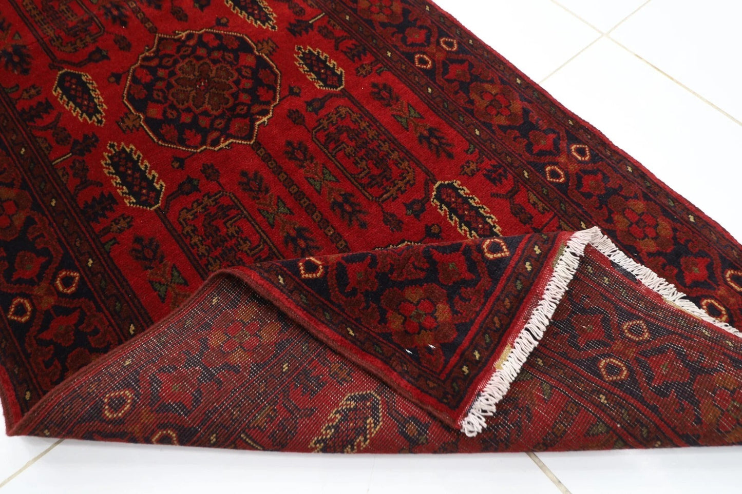 83 x 505 cm | Khal Mohammadi Afghan Tribal Hand Knotted Wool Runner