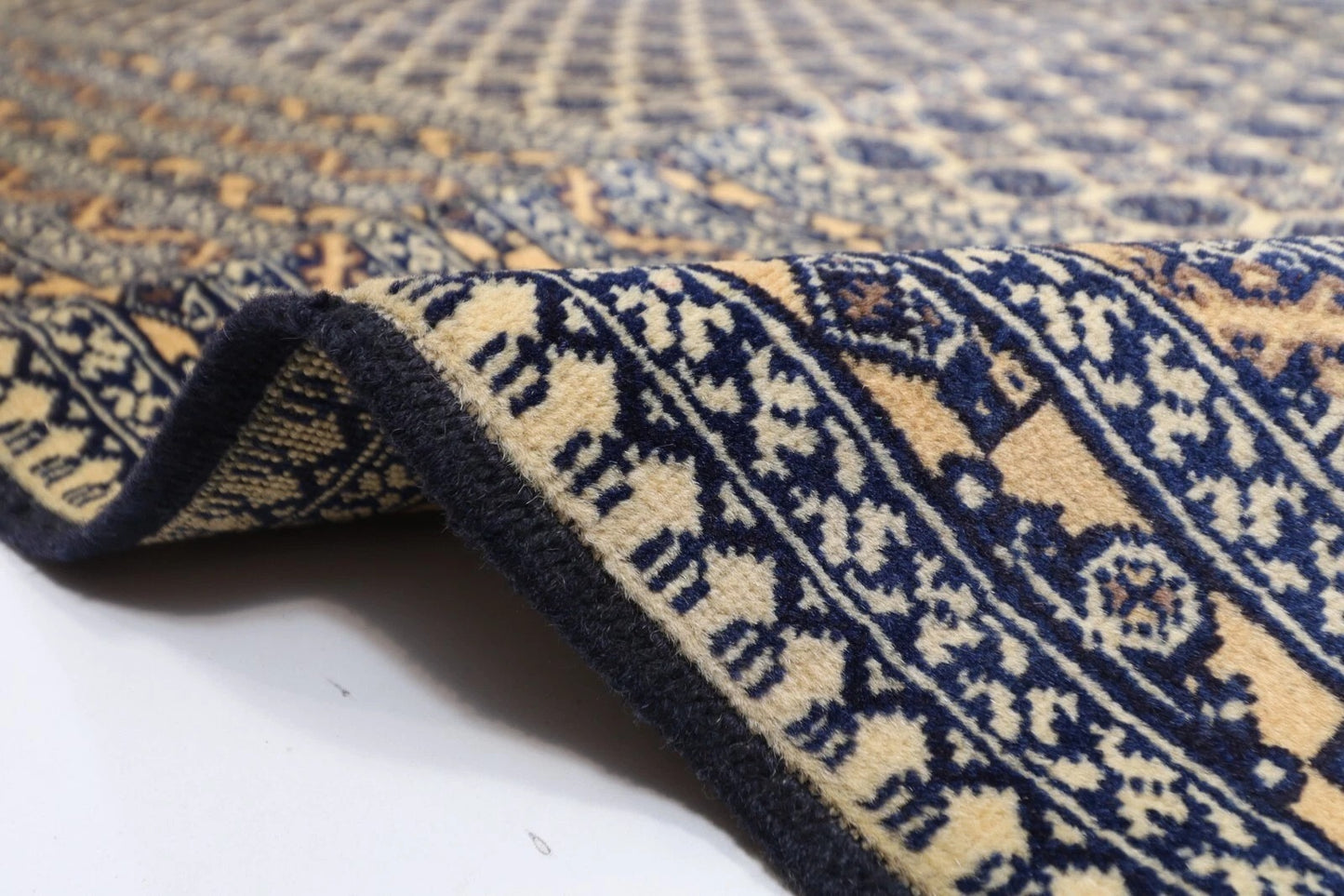 196 x 300 cm | Bokhara Afghan Tribal Hand Knotted Carpet