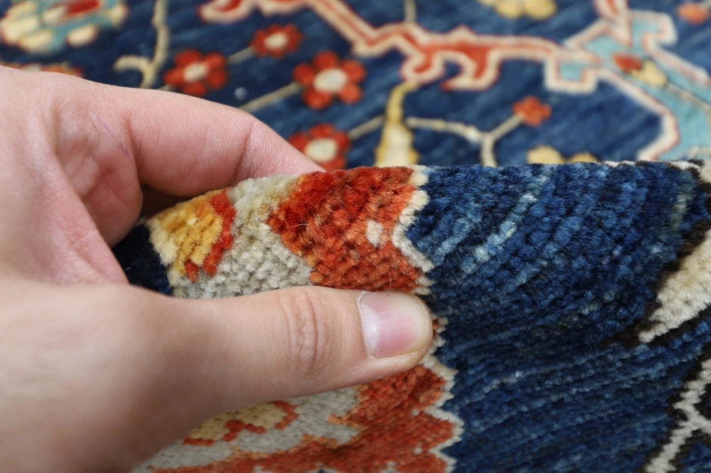 203 x 298 cm | Bidjar Afghan Tribal Hand Knotted Carpet