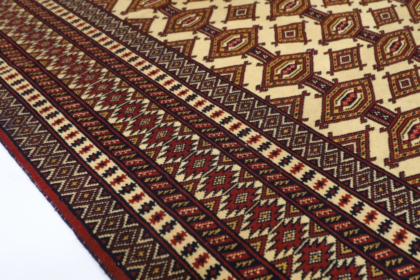 126 x 178 cm | Afghan Tribal Hand Knotted Veg Dye Wool carpet