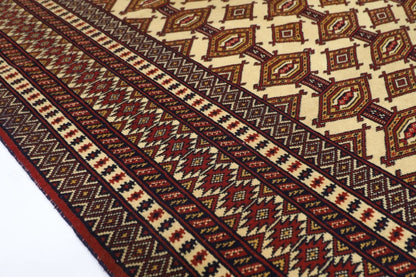 126 x 178 cm | Afghan Tribal Hand Knotted Veg Dye Wool carpet