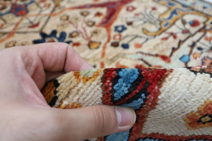 83 x 300 cm | Bidjar Beige Afghan Tribal Hand Knotted Wool Runner