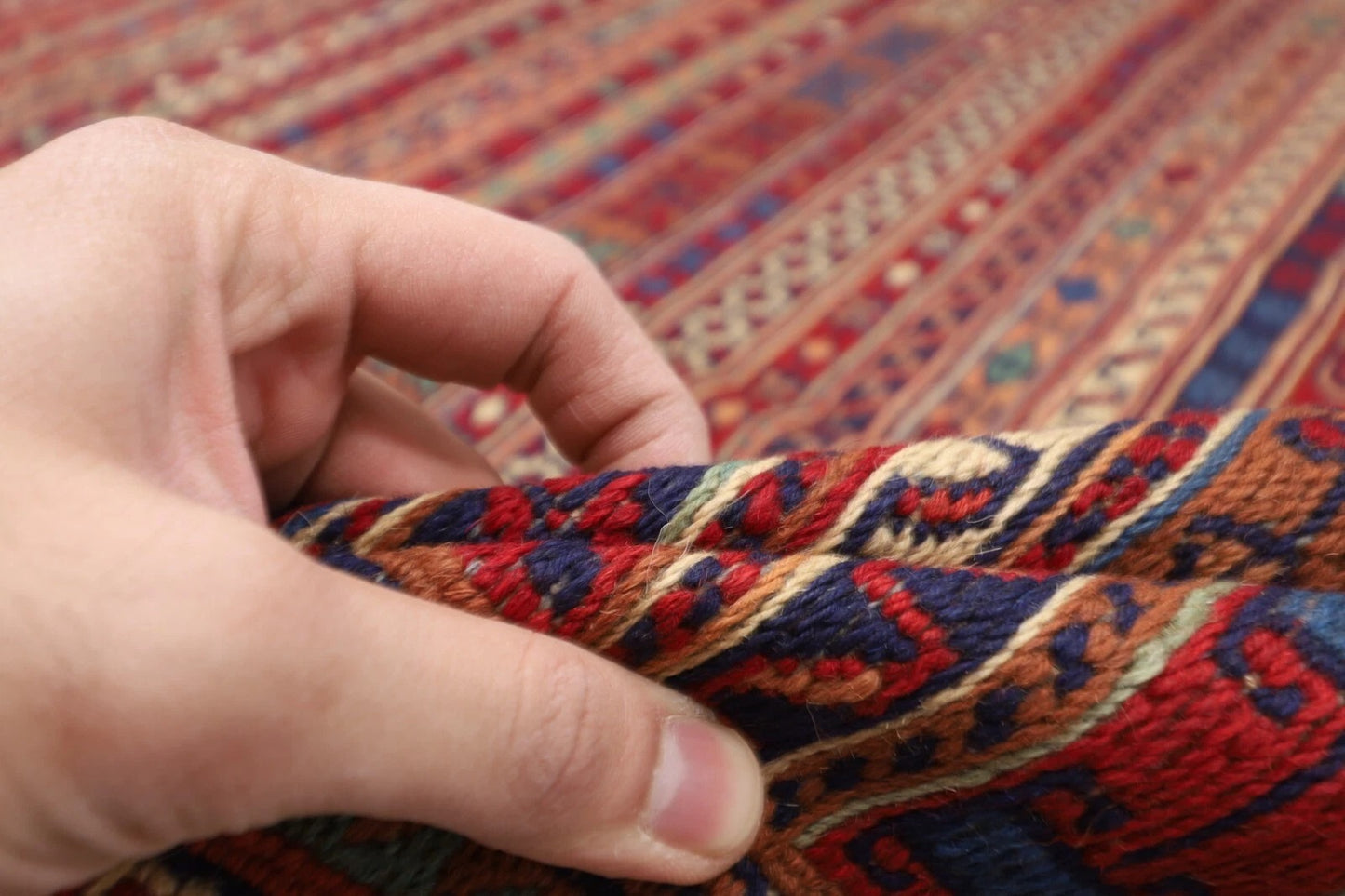 183 x 298 cm | Flat Weaved Kilim Tribal Hand Knotted Carpet