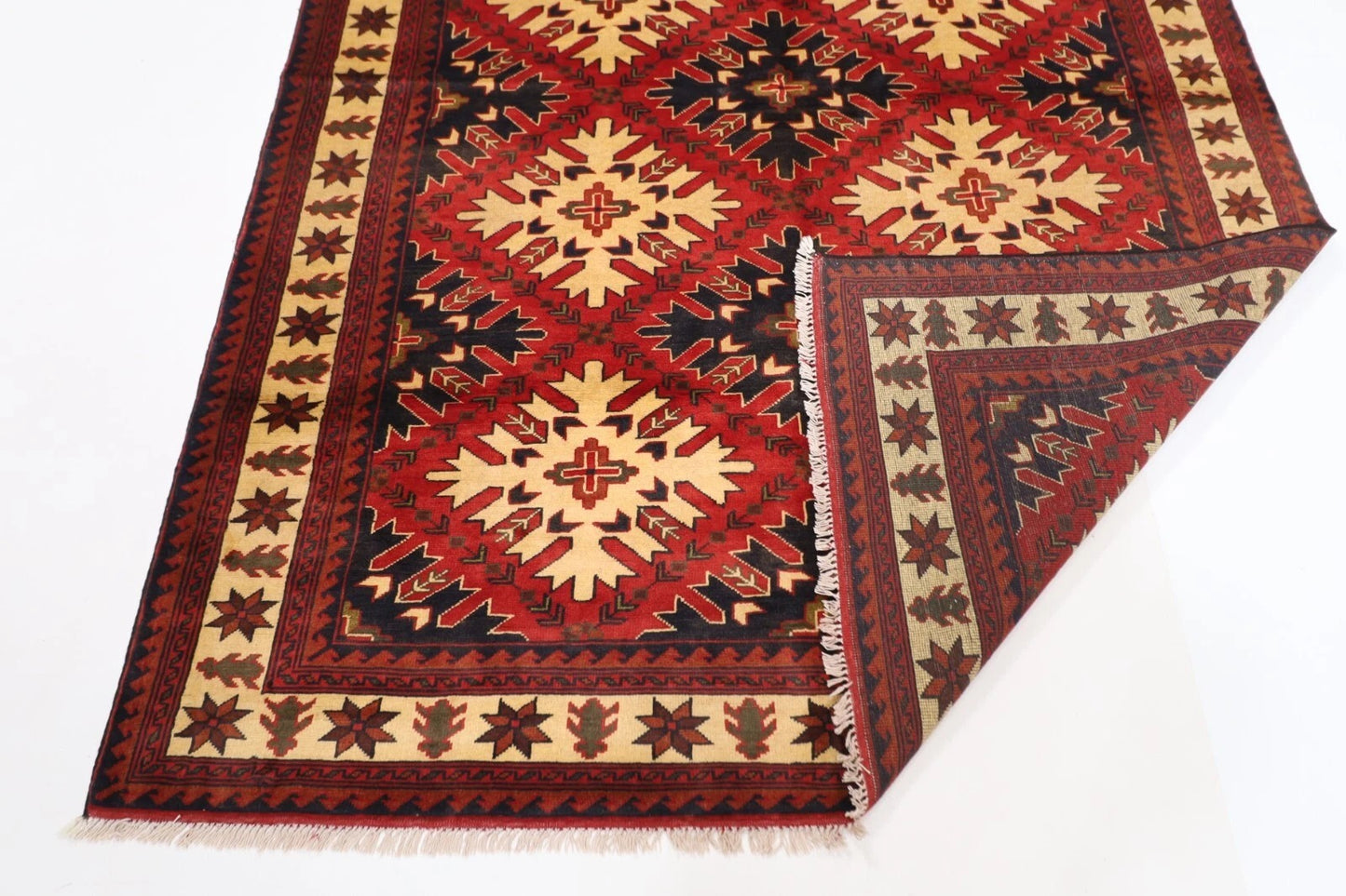 174 x 248 cm | Maranoce Afghan Tribal Hand Knotted Veg Dye Wool Carpet