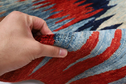 130 x 184 cm | Gabbeh Afghan Tribal Hand Knotted Veg Dye Wool carpet