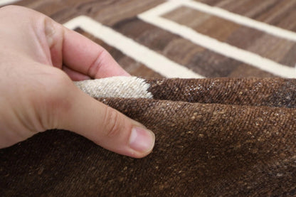 180 x251 cm | Flat Weaved Afghan Tribal Hand Knotted Veg Dye Wool Kilim