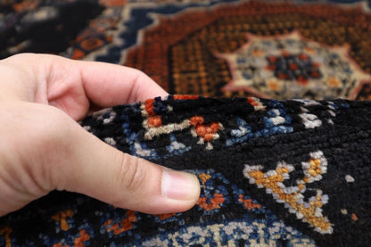 200 x 200 cm |Abstract Afghan Tribal Hand Knotted Wool Round Carpet