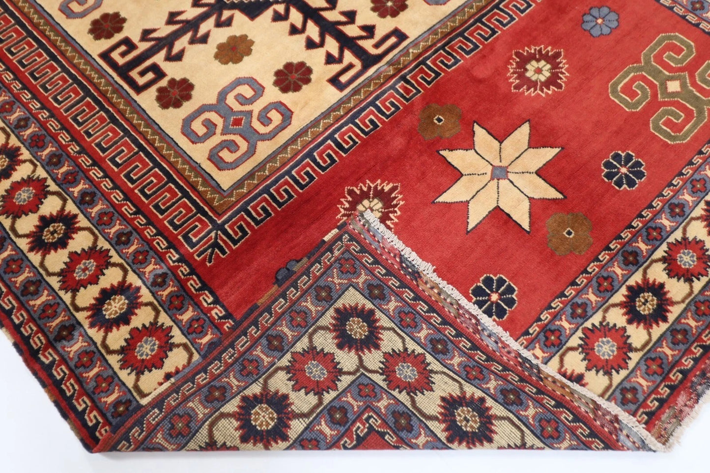 171 x 244 cm | Maranoce Afghan Tribal Hand Knotted Veg Dye Wool Carpet