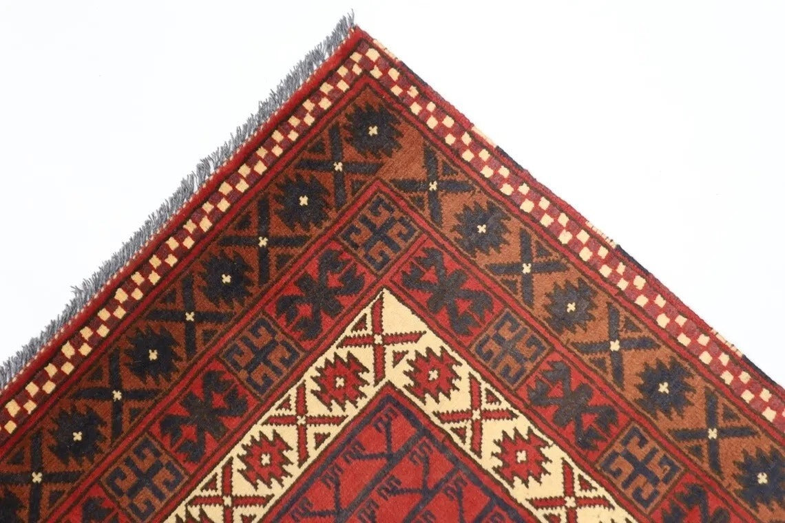 199 x 299 cm | Maranoce Afghan Tribal Hand Knotted Carpet