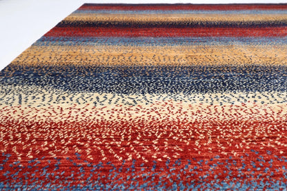 250 x 294 cm | Fine Gabbeh Afghan Tribal Hand Knotted Carpet