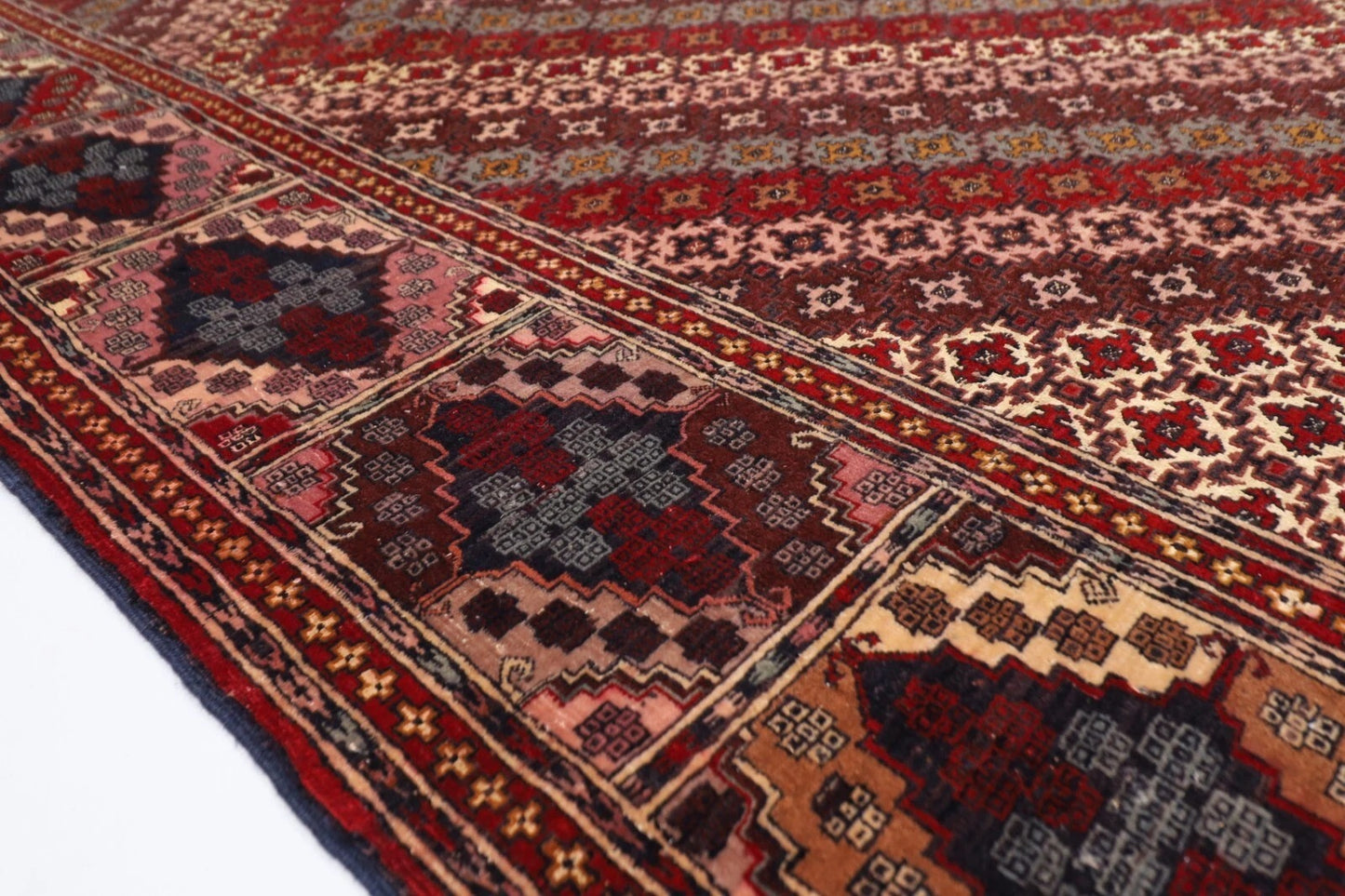 196 x 294 cm | Kabuli Silk Afghan Tribal Hand Knotted Carpet