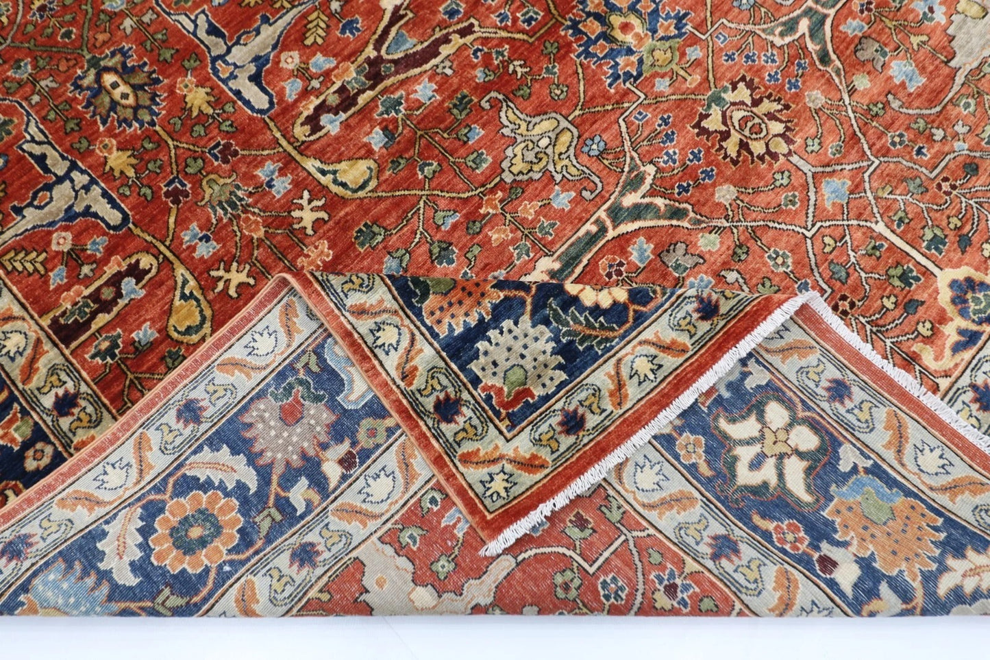 271 x 363 cm | Bidjar Afghan Tribal Hand Knotted Carpet