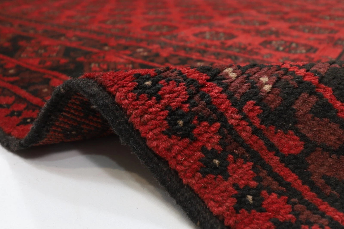 165 x 240 cm | Akja Bokhara Afghan Tribal Hand Knotted Veg Dye Wool Carpet