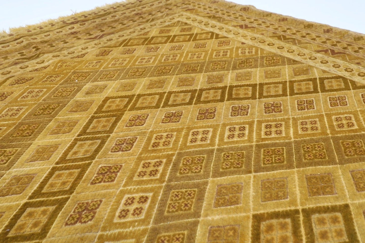 202 x 278 cm | Flat Weaved Carpet Kilim Afghan Tribal Hand Knotted Carpet