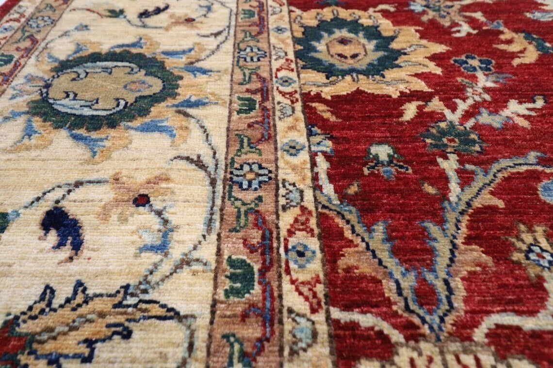 248 x 301 cm | Chobi Afghan Tribal Hand Knotted Carpet