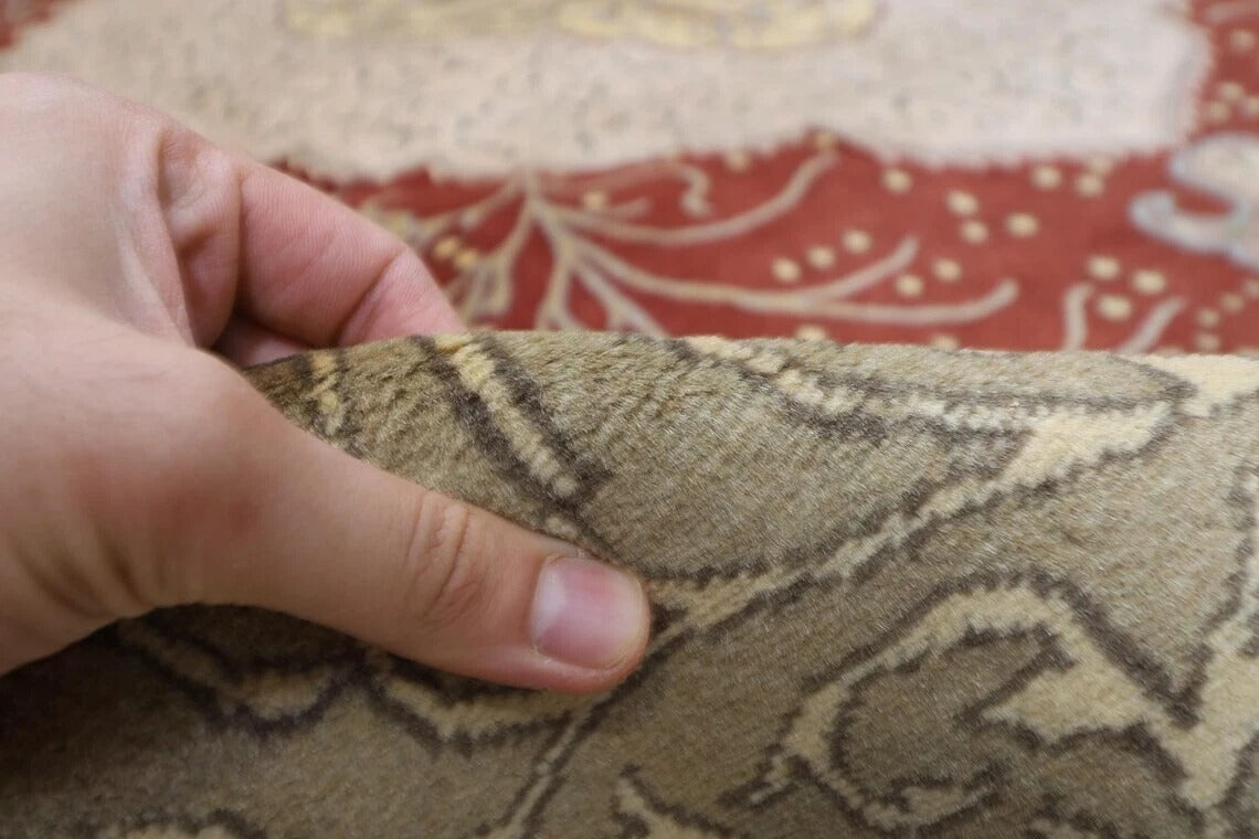 274 x 370 cm | Fine Heriz Tribal Hand Knotted Carpet