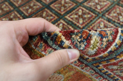 171 x 231 cm | Pazyryk Afghan Tribal Hand Knotted Veg Dye Wool Carpet