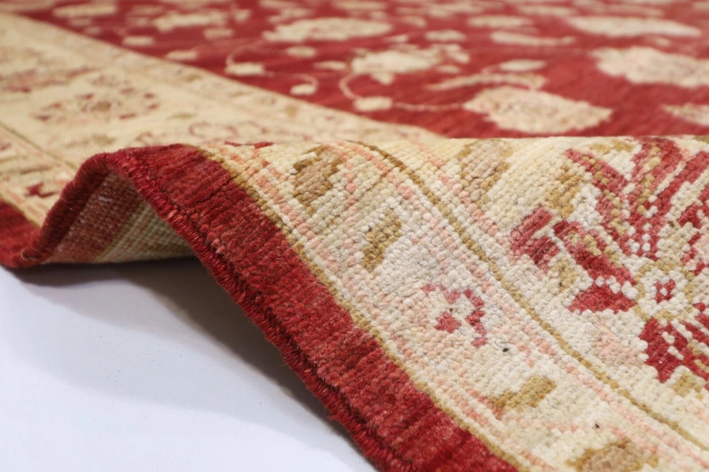177 x 223 cm | Chobi Afghan Tribal Hand Knotted Veg Dye Wool Carpet