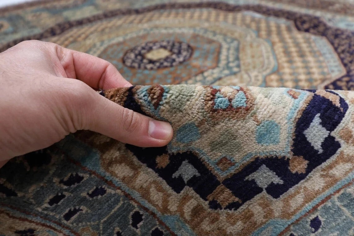 151 x 210 cm | Mamluk Afghan Tribal Hand Knotted Veg Dye Wool carpet