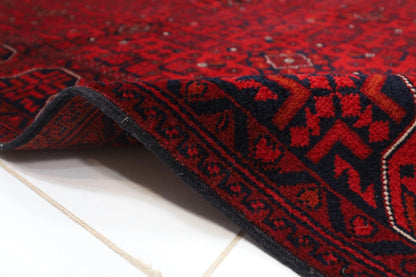 152 x 202 cm | Belgic Tribal Hand Knotted Wool Carpet
