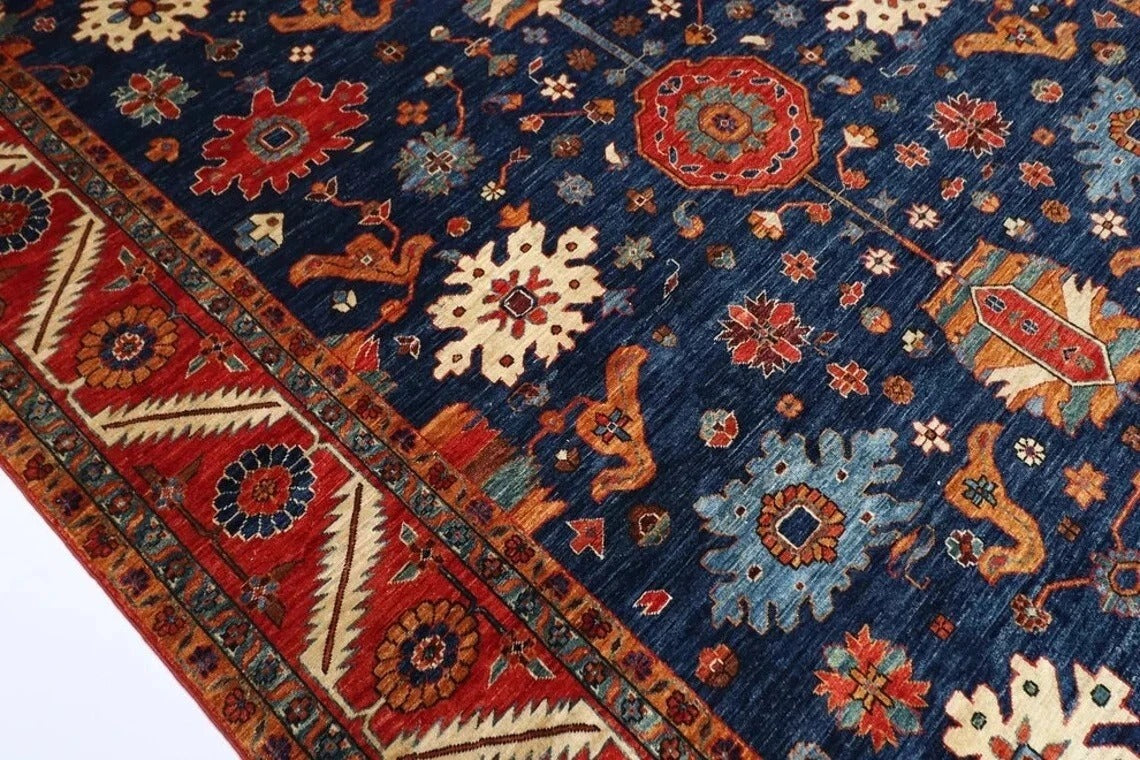 245 x 423 cm | Gallery Size Afghan Tribal Hand Knotted Carpet