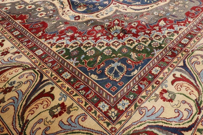 301 x 390 cm | Heriz Afghan Tribal Hand Knotted Carpet