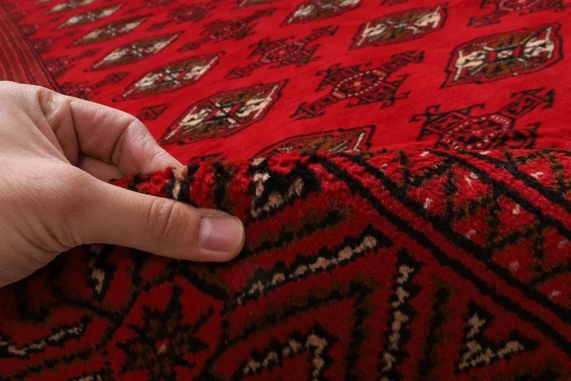 291 x 385 cm | Bokhara Tribal Hand Knotted Carpet