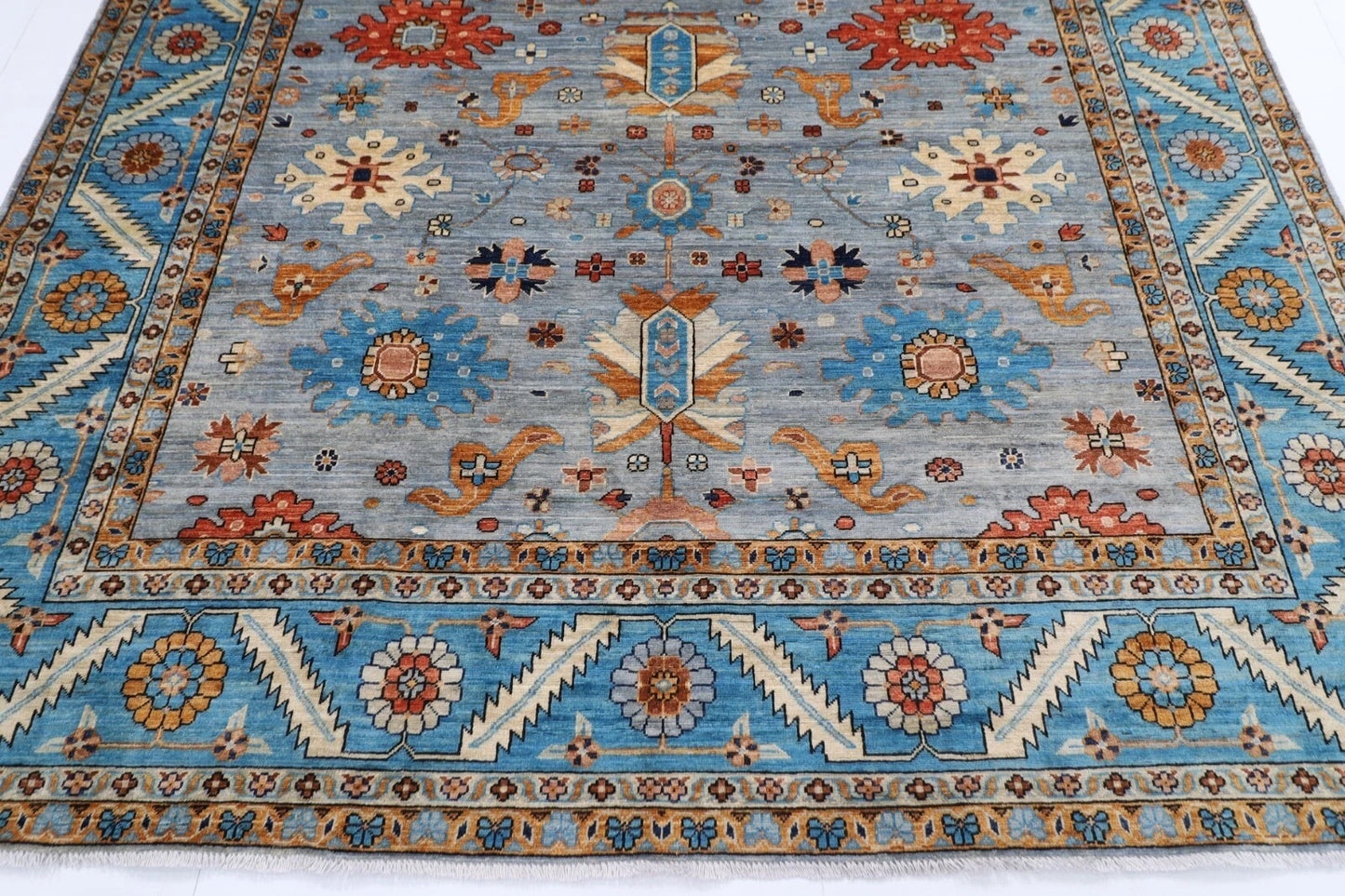 251 x 306 cm | Aryana Afghan Tribal Hand Knotted Carpet