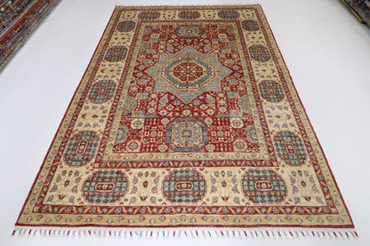 207 x 284 cm | Mamluk Afghan Tribal Hand Knotted Carpet