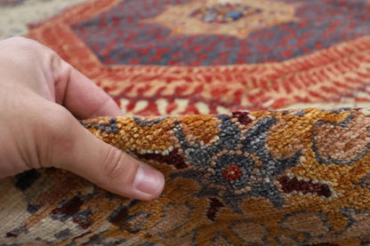 271 x 362 cm | Abstract Mamluk Afghan Hand Knotted Carpet