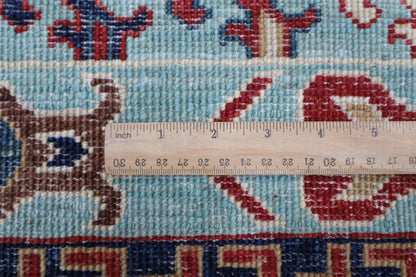 200 x 294 cm | Suzani Turquoise Afghan Tribal Hand Knotted Carpet