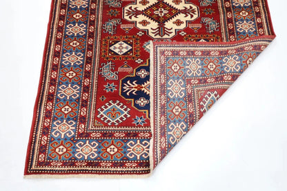 127 x 173 cm | Shirvan Afghan Tribal Hand Knotted Veg Dye Wool carpet