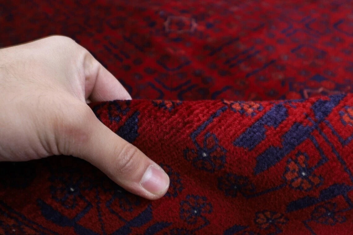 253 x 345 cm | Belgic Afghan Tribal Hand Knotted Carpet