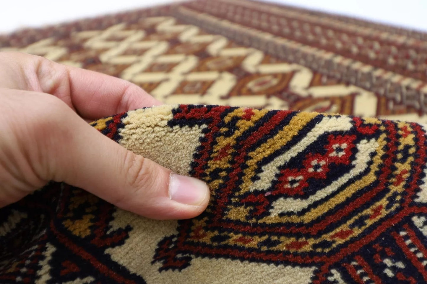 126 x 178 cm | Afghan Tribal Hand Knotted Veg Dye Wool carpet