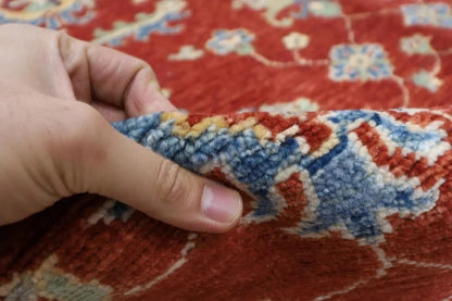 202 x 285 cm | Oriental Afghan Tribal Hand Knotted Carpet
