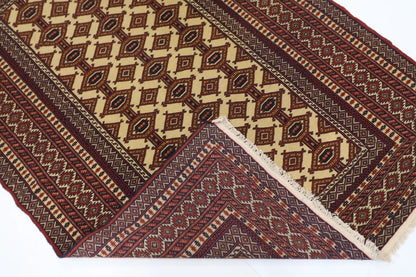 123 x 175 cm | Afghan Tribal Hand Knotted Veg Dye Wool carpet