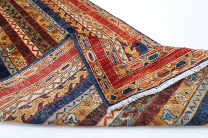 87 x 303 cm | Shawl Afghan Tribal Hand Knotted Wool Runner