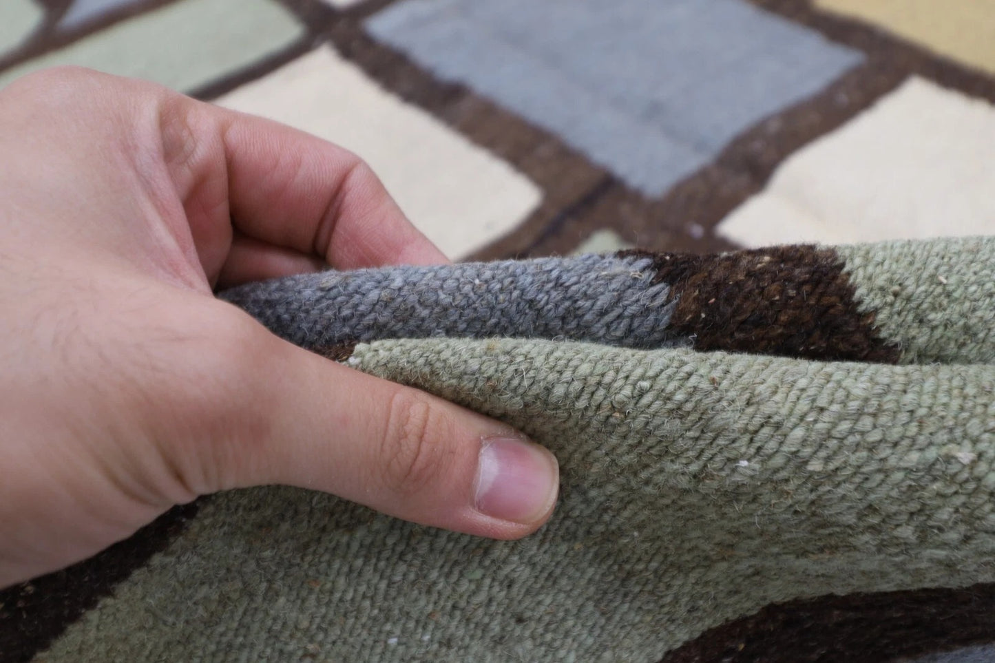 153 x 205 cm | Flat Weave Afghan Tribal Hand Knotted Veg Dye Wool Kilim