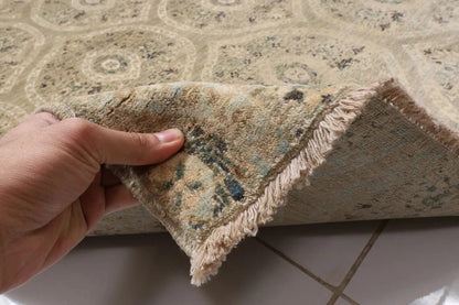 184 x 288 cm | Mamluk Gray Afghan Tribal Hand Knotted Veg Dye Wool Carpet