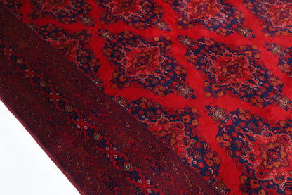 295 x 377 cm | Fine Belgic Afghan Tribal Hand Knotted Carpet