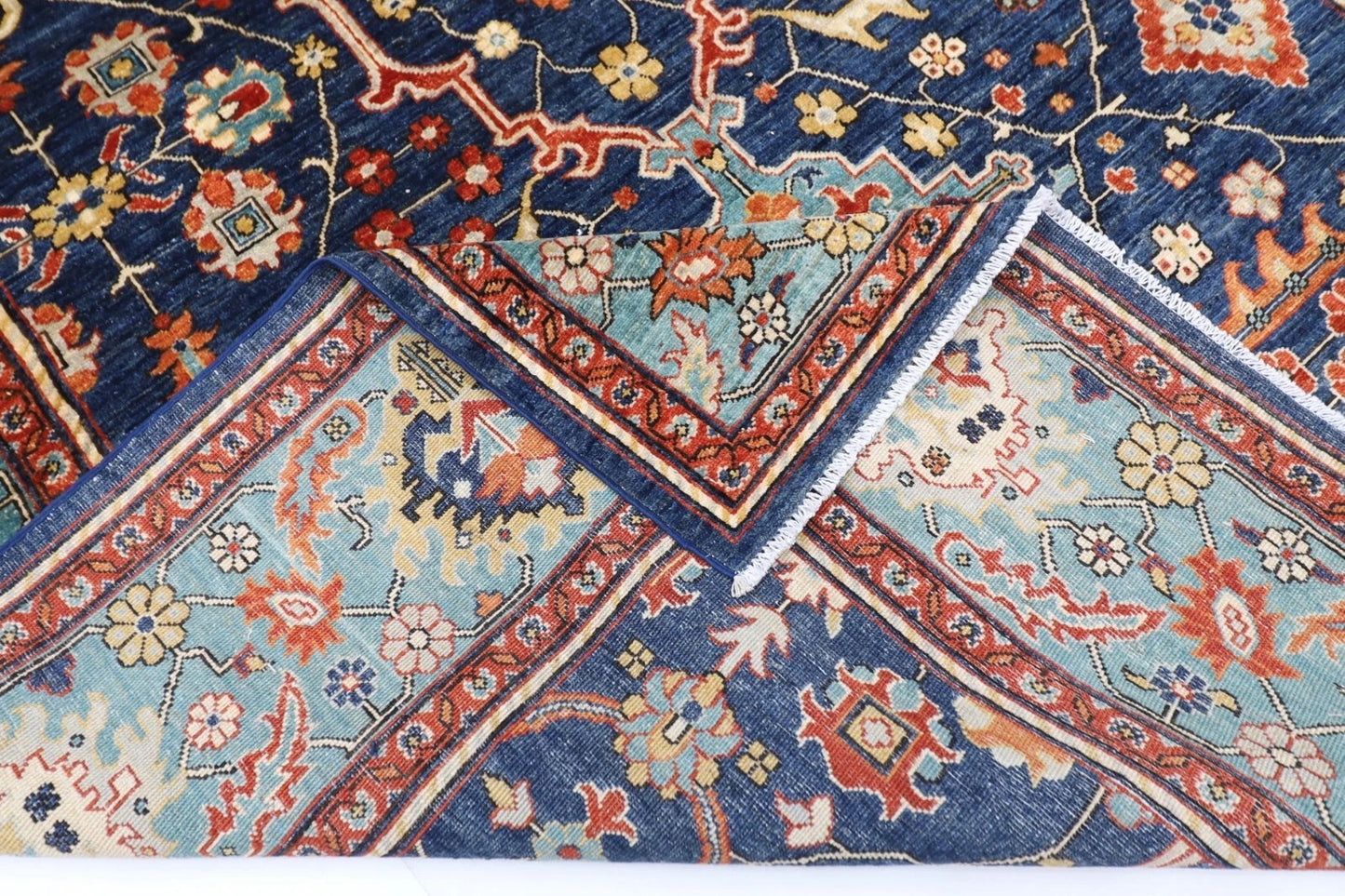 203 x 298 cm | Bidjar Afghan Tribal Hand Knotted Carpet