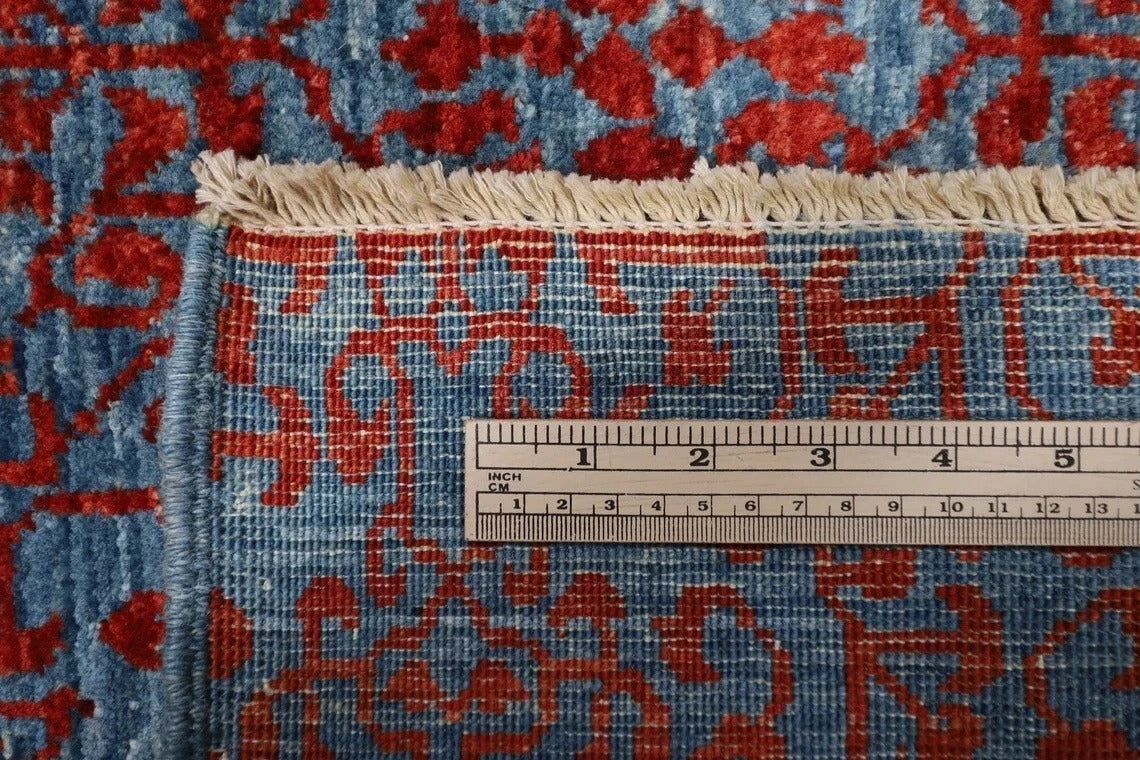 160 x 202 cm | Mamluk Afghan Tribal Hand Knotted Veg Dye Wool Carpet