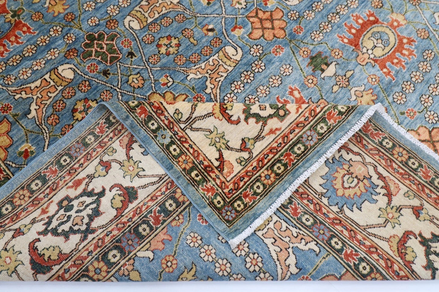 270 x 393 cm | Bidjar Afghan Tribal Hand Knotted Carpet