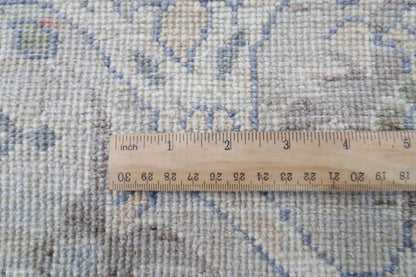 275 x 361 cm | Oriental Grey Afghan Tribal Hand Knotted Carpet