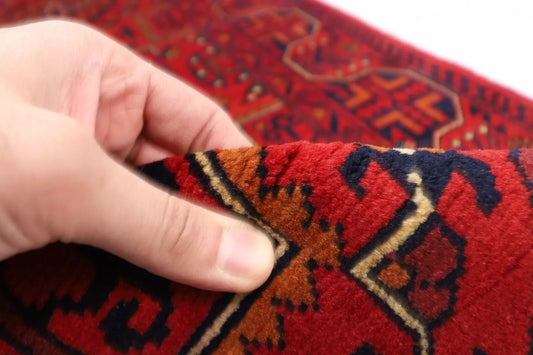 78 x 285 cm | Bokhara Afghan Tribal Hand Knotted Wool Runner