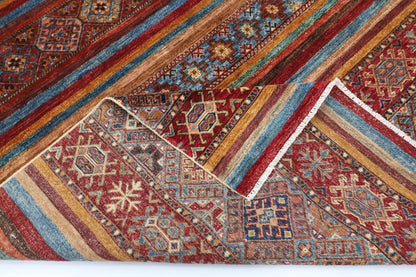 206 x 295 cm | Khorjun Afghan Tribal Hand Knotted Carpet